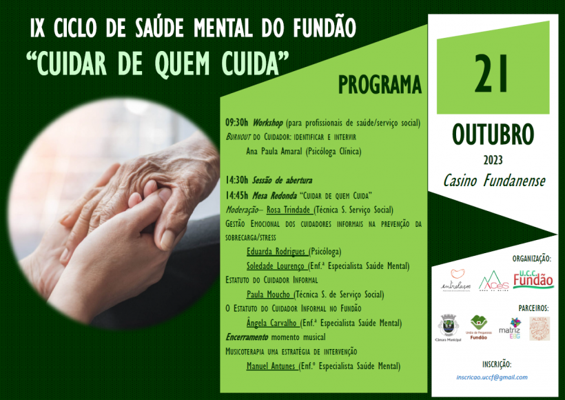IX Ciclo de Saúde Mental do Fundão