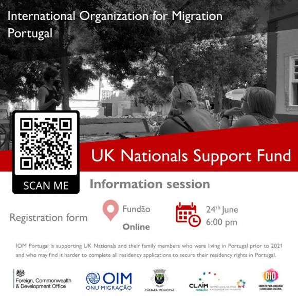 OIM – UKNSF – Sessão de Informação para Nacionais do Reino Unido em Portugal